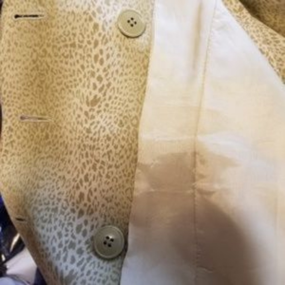 Kasper Asl Olive Green Patterned Suit 8 Euc - image 6